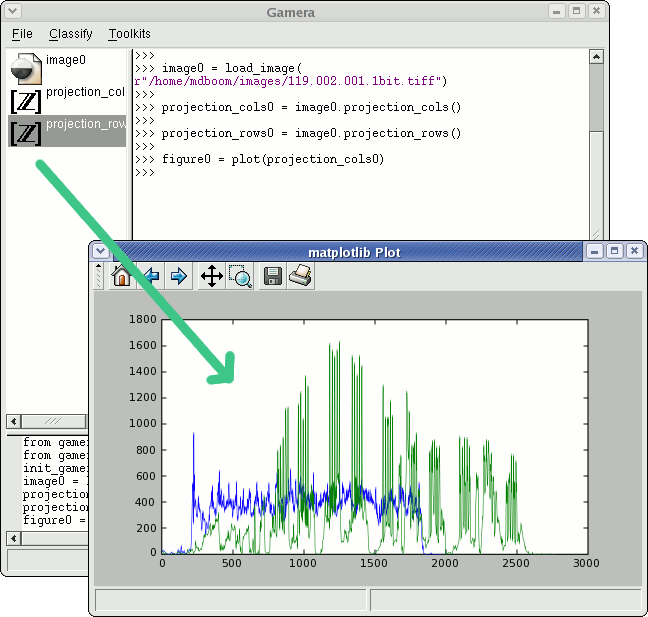 The toolbar buttons in the matplotlib window can be used tomodify and ...